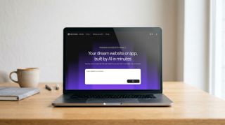 Hostinger AI builder on a macbook